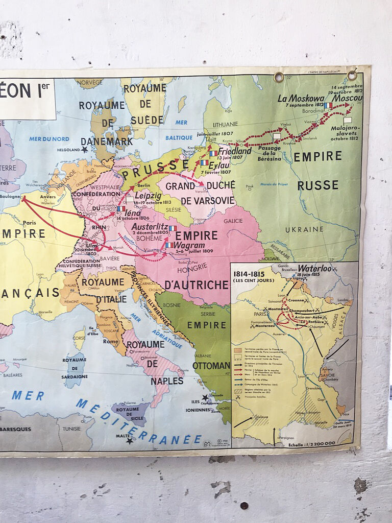 Napoleon & revolution school map