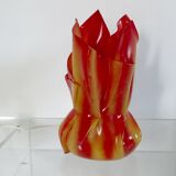 Draped chaplain lamp, Les Exclarares, in polycarbonate, 1980
