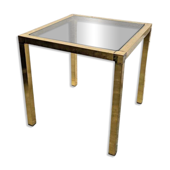Gold side table