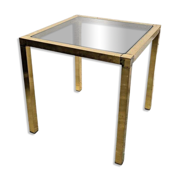Gold side table