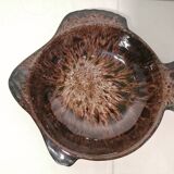 Set of 7 fish-shaped plates signed MARIUS GIUGE circa 1970