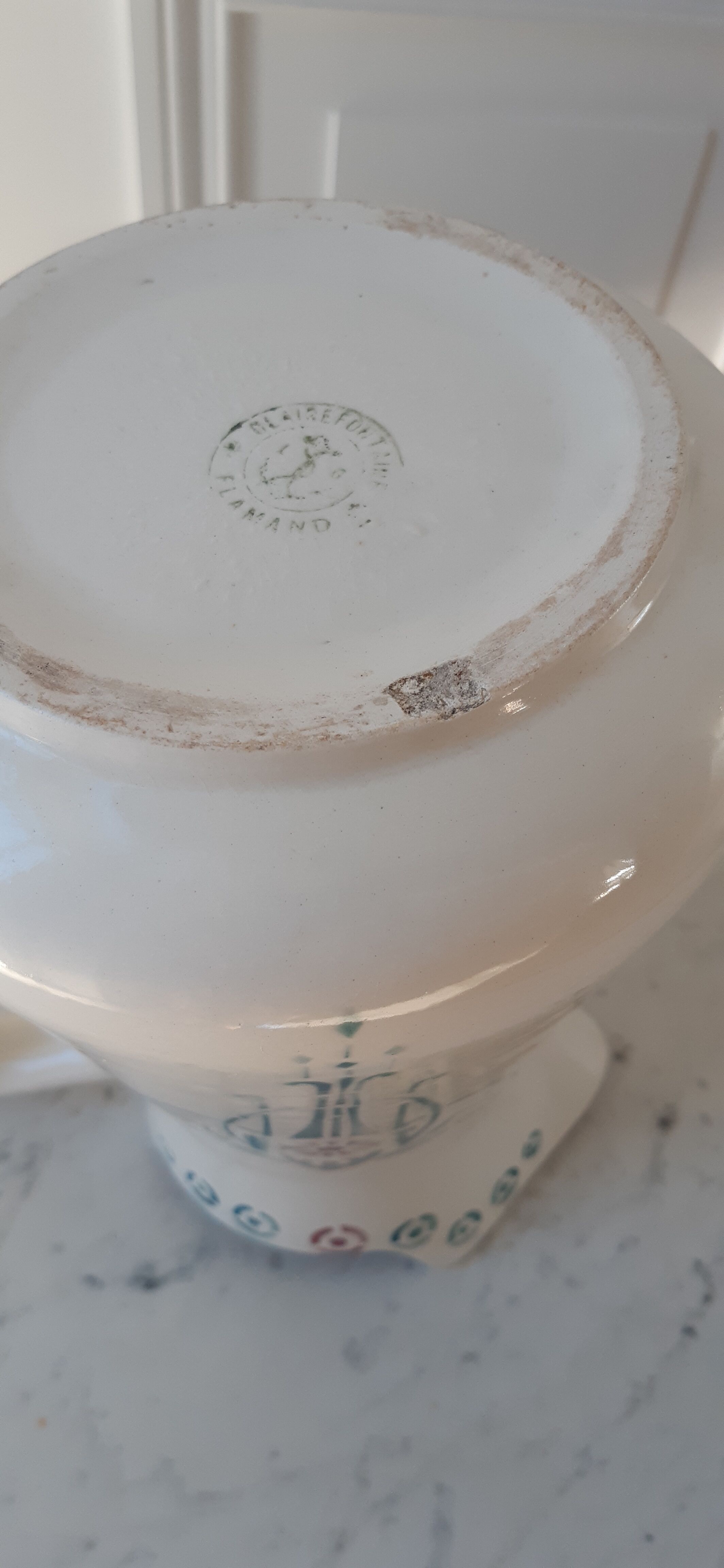 Pitcher / ceramic broc of Clairefontaine years 20-30
