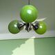 Space Age 3-light Sputnik chandelier