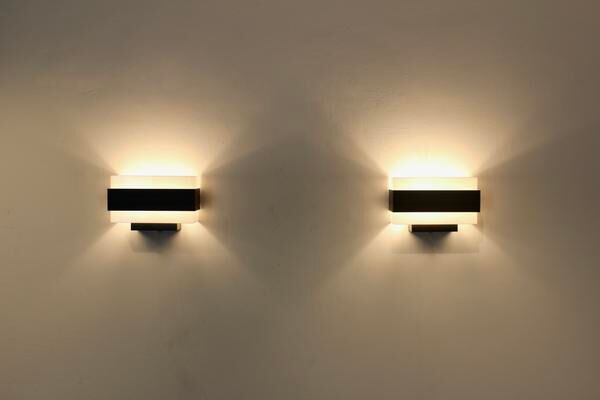 Louis Kalff Philips black and white wall apply