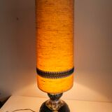 70's beige blue floor lamp