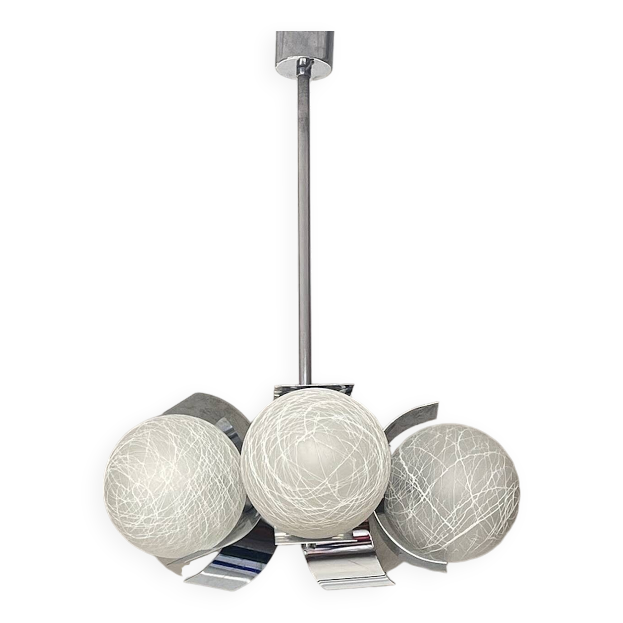 Sputnik Pendant Light Fixture by Szarvasi 1970s
