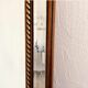 Antique mirror with parecloses 174x73cm