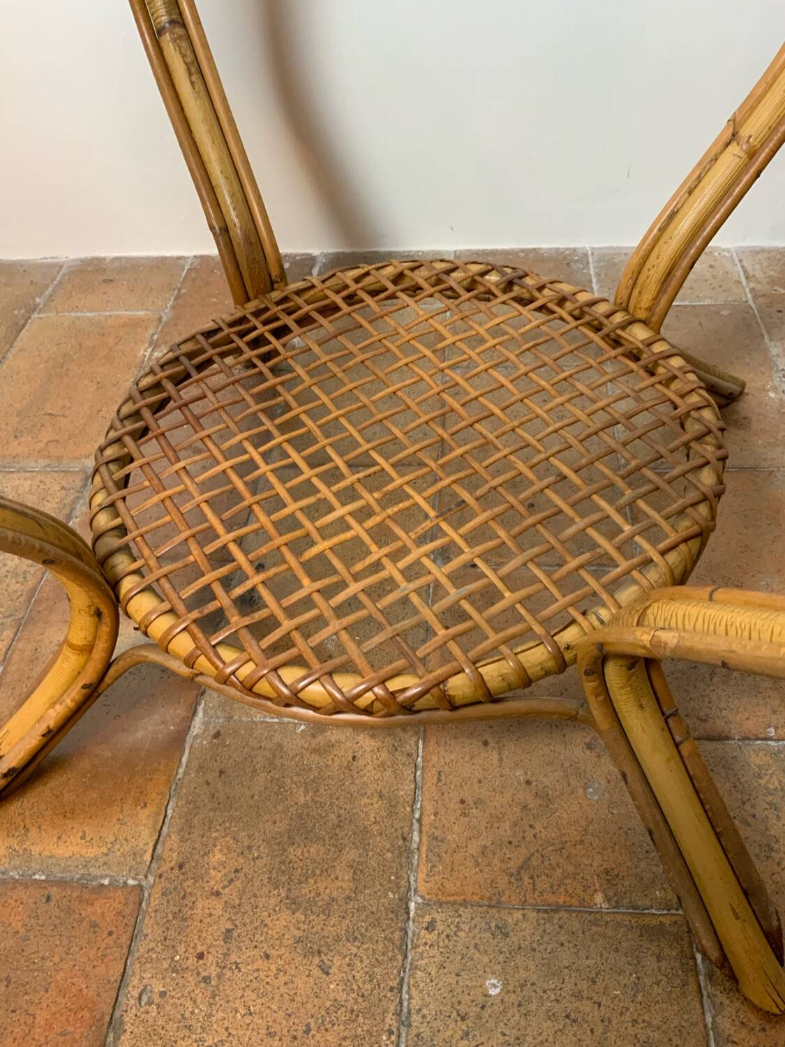 Rattan coffee table