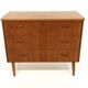 Commode scandinave en teck, Suède, 1960