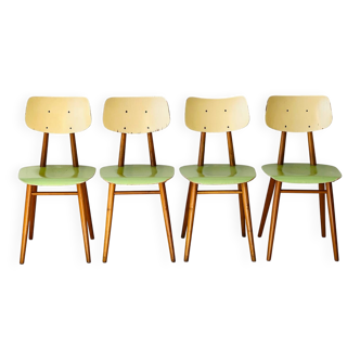 Chaises de salle à manger par TON, lot de 4