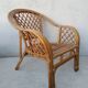 Pair of vintage rattan armchairs