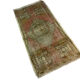 VINTAGE TURKISH PASTEL MINI RUG , 101 x 51 cm
