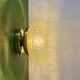 Vintage square glass globe wall/ceiling light (PLAF01)
