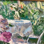 Ukrainian painter's painting Michael Kokin /1921-2009/Oil on canvas :H-71xL62cm