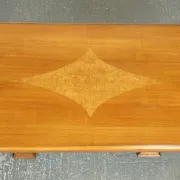 Vintage Art Deco Dining Table in Walnut