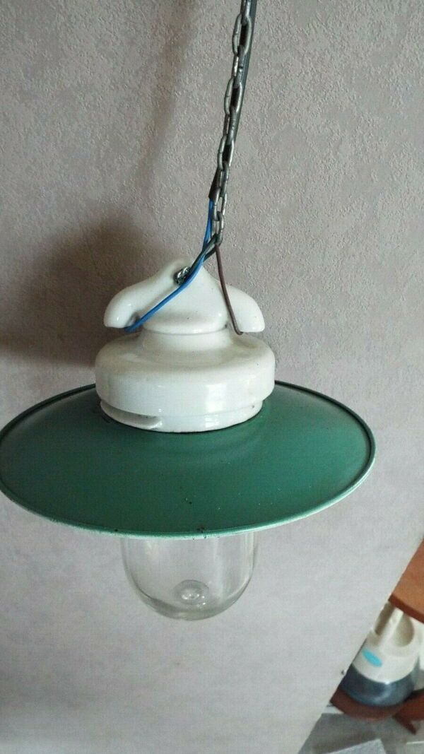 Suspension industrielle vintage