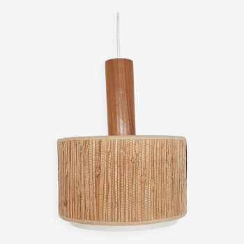 Suspension en rotin moderne scandinave, années 1960