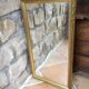 Miroir vintage doré 35x65cm