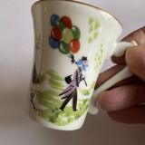 Limoges porcelain coffee service, signed peynet, in very good condition.