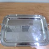 Cesa silver metal tray