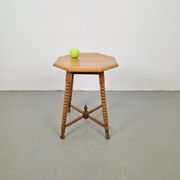 Vintage Dutch Bobbin Side Table, 1930s