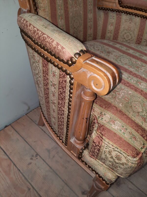 Paire de bergere style Louis XVI