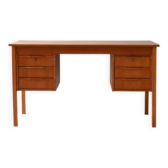 Bureau scandinave en teck, années 1960