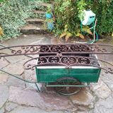 Wrought iron headboard