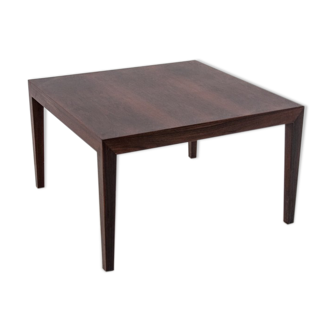 Rosewood coffee side table danish design after renovation
