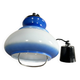 Suspension opaline monte et descends, vintage, années 70