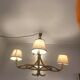 Lustre rotin année 1960