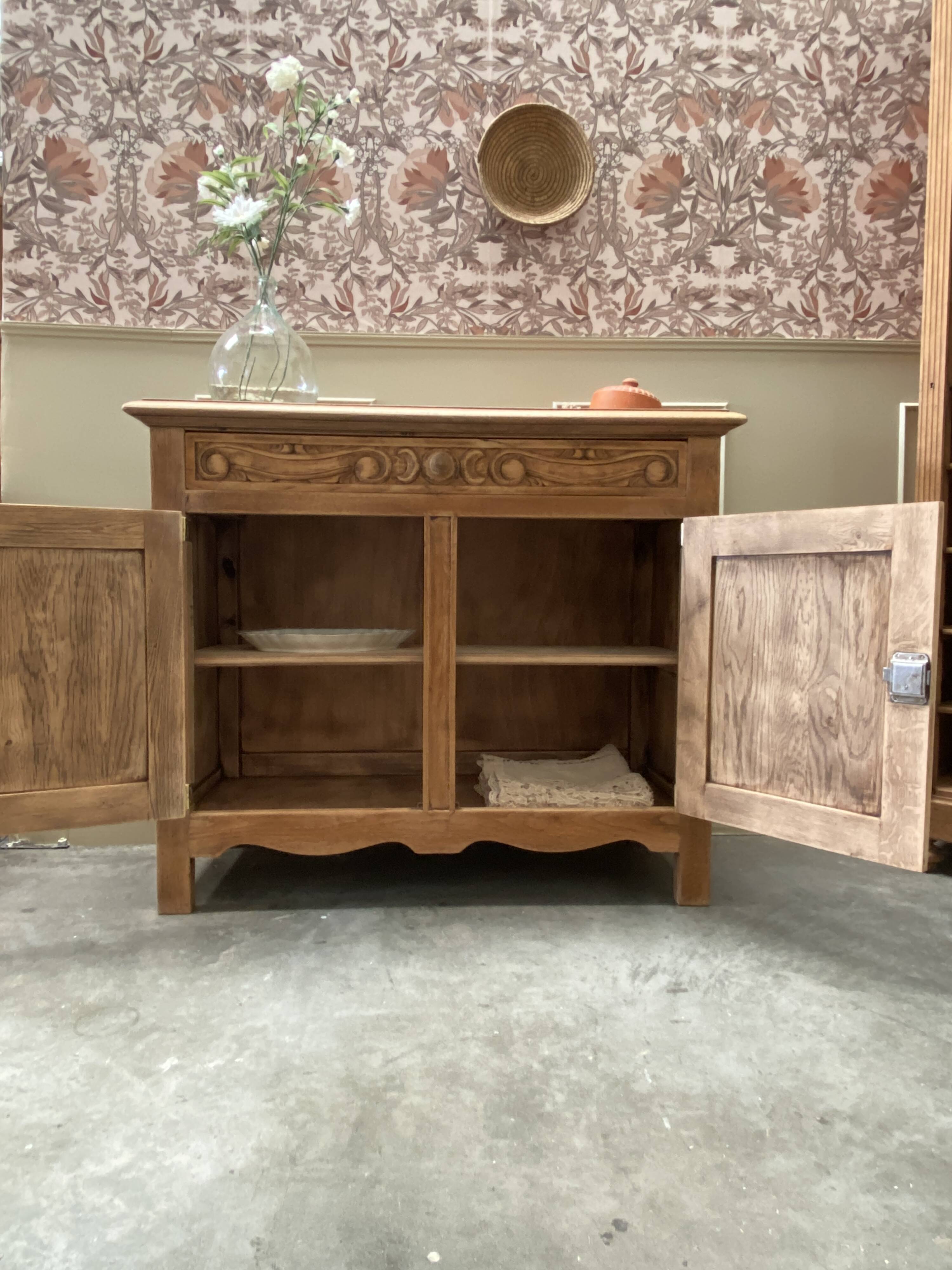 Ornate rustic sideboard