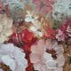 Oil of a bouquet and its lovely frame