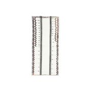 Vintage Turkish Hand-Knotted Wool Cotton White Kilim Runner Rug 71x157