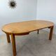 Ancienne table a rallonges en orme massif des années 70/80 design maison regain vintage