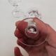 Set of two stemmed liqueur glasses