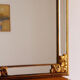 Large golden mirror Deknudt vintage 1970s