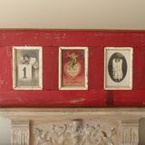 Skated wooden frame for five photos
