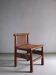 Carved oak low back chair | France | 1960s