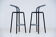 Paire de tabourets Fritz Hansen par Niels Gammelgaard avec Lars Mathiesen 1987