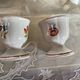 Set of 2 porcelain egg cups by Villeroy and Boch.