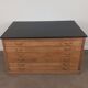 Craft cabinet with drawers for maps or drawings