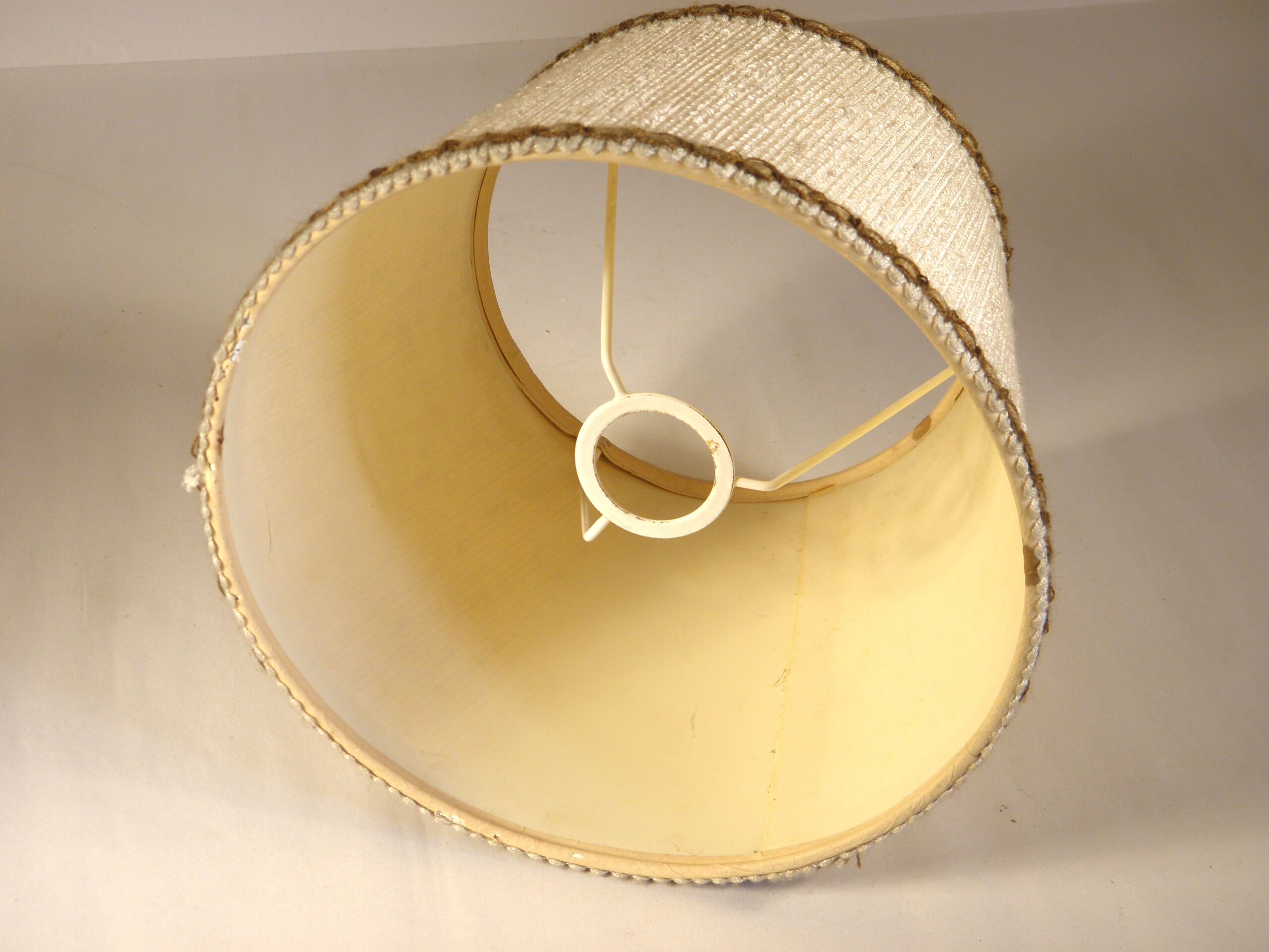 Lampe en grès et tissu  1970