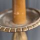 Lampadaire en bronze doré Napoléon III pieds griffes décor de feuillage
