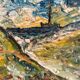 Mid-Century Oil on Panel “View” by Stig Allan,  Signed & Framed– 34 × 28 cm