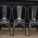 Lot of 6 old Tolix chairs 1950