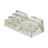 Old molded glass pen holder