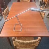 Ikea vintage metal chrome lamp with balencier 70s