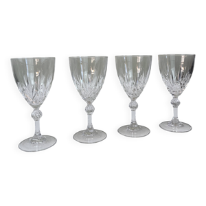 verres ciselés en cristal