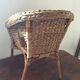 Children's armchair in braided sea rush